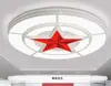 Luminária de teto estrela de cinco pontas para hall luz para sala de estar minimalista moderna sala de atividades sala de conferências luz para hall Luz redonda da moda
