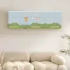 Juego de Cubiertas de Polvo para Aire Acondicionado Modelo Nuevo 2026, Universal para Unidades Interiores de Pared Gree, Midea, Haier, Tela de Cubierta Completa