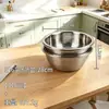 Bacia para lavar vegetais espessa de aço inoxidável 316, escorredor, bacia funda para sopa, bacia para bater ovos, bacia de cozinha multiuso