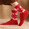 Nuevos Calcetines Navideños Populares de Amazon Transfronterizos Otoño e Invierno Algodón Calcetines Magnéticos de Moda Calcetines de Media Pantorrilla Fabricante