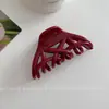 Presilha de Garra Triangular Oca Retrô Estilo Francês para Mulheres, Grampo de Cabelo Elegante Versátil de Alta Qualidade, Novo Acessório de Cabelo
