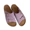 Pantuflas Birkenstock para Mujer 2026 Nueva Colección Primavera Sandalias Versátiles de Una Correa con Suela Gruesa de Corcho, Sandalias Antideslizantes para Exteriores para Mujer