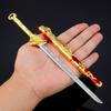Arma blanca modelo de arma china Tang Hengdao Vida de caballo del ejército 22CM con funda adornos totalmente metálicos