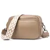 Bolso de Piel de Vaca de Primera Capa para Mujer 2025 Nueva Moda Bolso de Hombro Simple con Patrón de Lichi Bolso Cuadrado Pequeño Cruzado de Cuero Genuino de Gama Alta