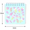 Cuaderno Espiral de Helado Cuaderno de Hojas Sueltas para Estudiantes Cuaderno de PVC Cuaderno Estilo Simple