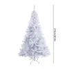 Árvore de Natal Rosa de PVC Criptografada Transfronteiriça para Decorações de Natal na Sala de Estar, Árvore de Natal Artificial de Tamanho Grande