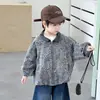 Chaqueta de Otoño para Niños 2026 Nueva Elegante y de Moda Abrigo de Primavera y Otoño para Bebé Chaqueta Moderna con Estampado de Leopardo para Niños Pequeños