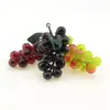 H Uvas Simuladas Uvas Tacto Realista Plástico Cadena de Uvas de Simulación Decoración Fotografía Modelo de Educación Temprana Accesorios