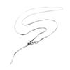 Collar universal ajustable para mujer de acero titanio 316L popular cadena de caja de 1 mm de grosor cadena universal de pines