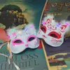 Máscara de Zorro Brillante Cara de Gato Niños Adultos Área de Diversiones Venta al por Mayor Cosplay Actuación Media Cara Juego de Rol Lindo