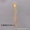 Abanico Pequeño Individual en Forma de Eucalipto Dorado y Plateado, Serie Pequeña de Orquídeas de Seda, Accesorios de Cubo de la Fortuna, Flores Artificiales para Decoración del Hogar