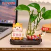 Vaso Hidropônico Desenho Animado Porco Raivoso Sapo Panda para Estação de Meninas Aparelho de Cultivo de Flores Aquáticas Enfeites Pequenos Decorativos de Mesa