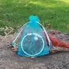 Bolsa de hilo de caramelo de color sólido para venta al por mayor, bolsa de embalaje con cordón para joyería, bolsa de organza para regalo, bolsa de malla con cordón para joyería