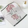 Nueva Toalla Jacquard de Gasa Algodón Puro Lavado de Cara Flor Cuadrada Grande Toalla de Mano para Colgar Toalla Cuadrada de Gasa Coreana para Bebé