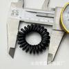 Anel de Cabelo Linha Telefônica Japonês e Coreano Sem Marcas Preto Grande Pequeno Anel de Telefone Corda de Cabelo Elástico de Cabelo Corda Fina para Cabeça