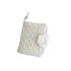 Portatarjetas Mini Plegado Estilo Ins, Billetera para Monedas Dulce y Femenina con Broche de Presión, Bolso Pequeño Portátil con Hebilla Colgante para Estudiantes, Mujeres