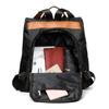 Mochila Transfronteriza Multifuncional de Tela Oxford Textura Simple para Viajes Cotidianos Casual Versátil Gran Capacidad Mochila para Mujer