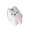 Novo pingente de pelúcia de coelhinho fofo para bolsas de meninas, decoração de chaveiro, acessório de boneca versátil, atacado