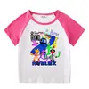 2023 Crianças Verão Novo Terno Meninos e Meninas Bebê Calças Quentes Manga Curta Camiseta Shorts Casual Esportes Conjunto Infantil de Duas Peças