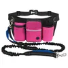 Bolsa de Cintura Esportiva Nova Transfronteiriça para Exterior Bolsa de Petiscos para Animal de Estimação Bolsa de Cintura Elástica para Cães Grandes Caminhada com Cães Corrida