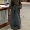 Novas calças de lã outono e inverno para gestantes, calças largas casuais e soltas, emagrecem para o corpo tipo pera, calças casuais macias e confortáveis
