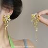Pendientes de Perla con Lazo de Princesa Fugitiva Moda Femenina Personalidad Exquisitos Pendientes Casuales Más Fáciles de Combinar Regalo para Novia Mejor Amiga