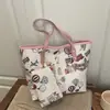 Bolsa de Ombro Única Tote Fashion Versátil de Alto Valor com Estampa de Desenho Animado Fofo Nova para a Primavera de 2026