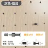 Accesorios de Tablero Perforado de Aleación de Aluminio Preinstalados para Organización y Almacenamiento en Pared, Accesorios DIY para Estudio, Accesorios para Estantería de Combinación
