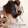 Pinzas para el pelo de felpa de otoño e invierno para mujer, con un aspecto sofisticado, adecuadas para quienes tienen el pelo fino, diseñadas para la parte trasera de la cabeza, estilo tiburón, estilo coreano, accesorios para el pelo versátiles