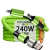 Cable de Datos Mecha Cuatro en Uno de 240W Cable de Datos Tipo C Adecuado para Huawei Apple 15/17Pd Cable de Carga Extendido