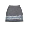 Conjunto de Suéter Pulôver de Lã Mista e Saia de Tricô Feminino Outono/Inverno 2026, Novo Conjunto de Outono Feminino 2026