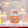 Aniversário de Bebê Caixa de Pilha de Aniversário Decoração Meninos e Meninas Semana de Pegar Arranjo de Cena Adereços Enfeites