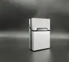 Porta-cigarros automático de plástico-alumínio de 20 peças, personalizado e estiloso, para homens, caixa de cigarros criativa