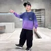 Conjunto de otoño para niños 2026 ropa infantil nueva, conjunto de dos piezas de sudadera elegante y genial para niños pequeños