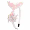 Tiara de sereia com concha e lantejoulas transfronteiriça, estilo doce, europeia e americana, Amazon, acessório de cabeça infantil, tiara DIY