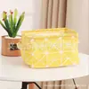 Cesta de armazenamento para necessidades diárias cesta organizadora cesta para itens pequenos de mesa caixa de armazenamento cesta de armazenamento de lona vendas diretas da fábrica
