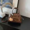 Bolso Nuevo de Primavera 2026 de Nicho con Lazo para Mujer, Bolso Cruzado Simple de Moda, Bolso de Mano Casual Tipo Bowling
