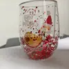 Árvore de Natal Criativa Camada Dupla Vidro Borossilicato Copo de Água Fluxo Camada Dupla Design Criativo Copo de Leite em estoque Venda por Atacado