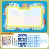 Lienzo de Agua Manta de Aprendizaje Mágica de Agua Tela de Escritura con Agua Pintura para Niños Manta de Pintura Mágica con Agua Transparente de Gran Tamaño Grafiti Repetido