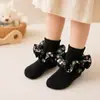 Nuevos Calcetines de Encaje Cómodos para Danza Infantil Halloween Estampado Lindo Juguetón Calcetines de Bebé Princesa