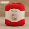 Hilo fino con lentejuelas de lino Xizang de colores, hilo de lino, hilo de encaje de algodón y lino, ganchillo de seda y algodón, chal calado al por mayor