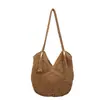 Versátil Bolso de Paja de un Solo Hombro para Mujer, Estilo de Moda Casual de Alta Gama, Bolso Tote de Gran Capacidad para Vacaciones en la Playa