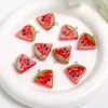 Brinquedos de Comida de Simulação Dingyi Lua Fria Galvanizado DIY Resina Pequenos Acessórios Morango Fruta Limão Melancia Pingente Acessórios