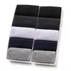 Meias masculinas de algodão finas absorventes de suor, cor sólida, de fábrica, para negócios, 200 agulhas, meias de verão femininas