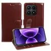Capa Flip para Celular Padrão Cavalo Maluco para Xiaomi 17/16 Pro/Ultra com Porta-Cartões e Suporte Capa Protetora