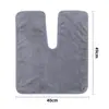 Toalha em Formato de U para Salão de Beleza, Toalha Facial para Compressas Quentes e Frias, Toalha com Almofada Anti-Sujeira, Toalha Facial Ultra Fina Macia e Absorvente com Borda Costurada para a Pele