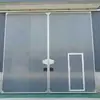 Fabricante de Huizhou Shenzhen Manual Eléctrica Industrial Puerta Corredera Panel Sándwich de Acero Color Taller de Fábrica Almacén Puerta Corredera