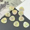 Botones coloridos pequeños de peces, mariposas, monedas, nubes, estrellas, triángulos, de dos agujeros irregulares y color degradado para ropa de niños y mujeres DIY