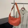 Bolso Nuevo de Moda Tipo Dumpling para Mujer Moda Nylon Bolso de Mujer Versátil Simple Gran Capacidad Bolso Cruzado Mujer Estudiante Bolso Cruzado Pequeño