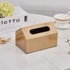 Caja de Pañuelos de Metal de Lujo Ligero Transfronteriza Adornos Decoración de Mesa de Café para Sala de Estar en Casa Manualidades Fábrica Mayorista